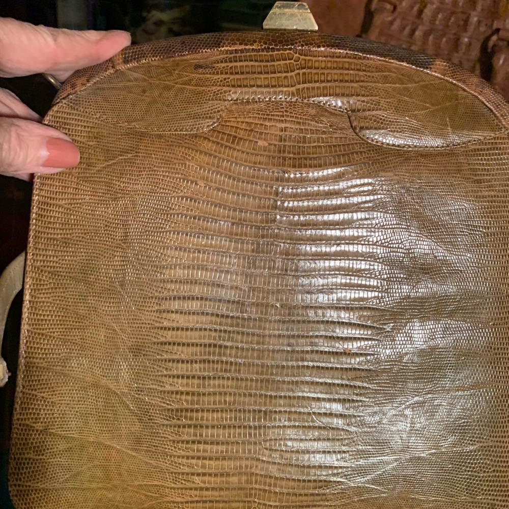 Lizard bag.